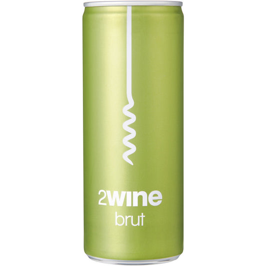 2WINE | BRUT| BLIK | 12 x 250 ml